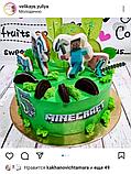 Вафельная картинка Minecraft на торт, фото 5