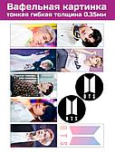Вафельная картинка музыкальной группы BTS