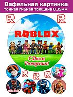 Вафельная картинка Roblox роблокс