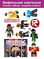 Вафельная печать Roblox роблокс