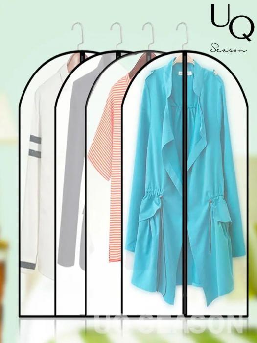 Кофр для одежды чехлы хранения вещей костюма пиджака на молнии набор на вешалку от пыли подвесные дорожные - фото 5 - id-p212786118