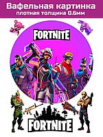 Вафельная печать  игры Fortnite Фортнайт