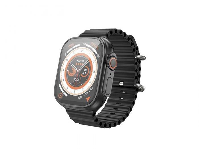 Умные часы Hoco Y12 Ultra Black 6931474791986 - фото 1 - id-p212786610