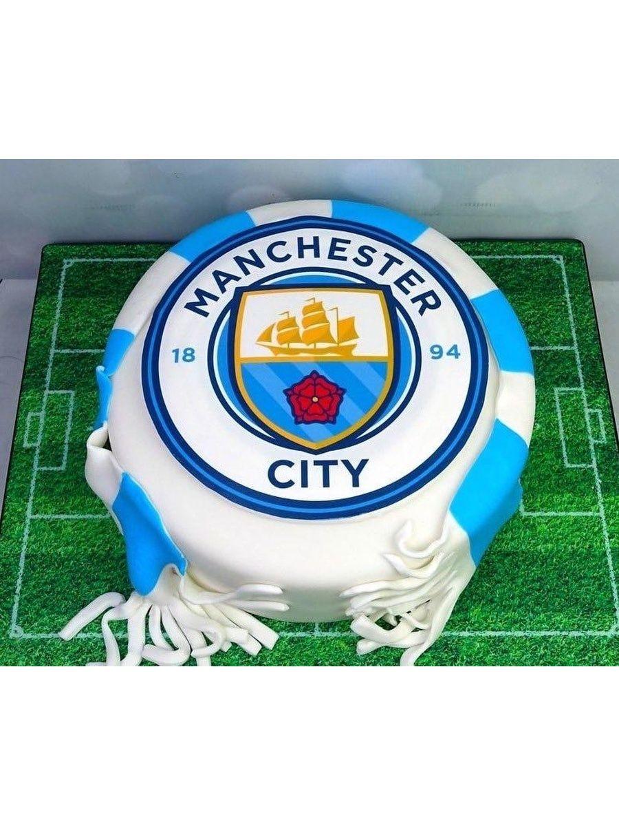 Вафельная печать футбол Манчестер Сити - фото 2 - id-p213215577