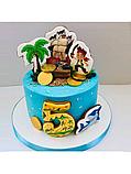 Вафельная печать на торт пираты, фото 2