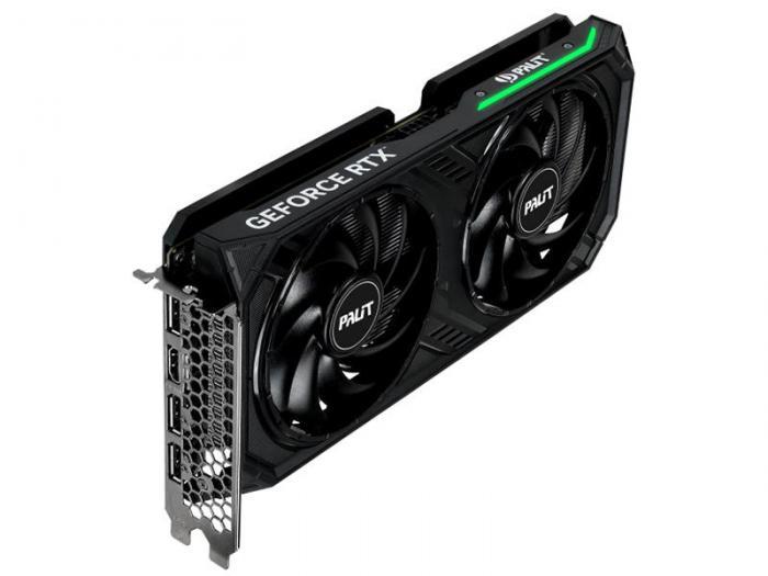 Видеокарта Palit GeForce RTX 4060 DUAL 1830MHz PCI-E 4.0 12288Mb 17000MHz 128-bit HDMI 3xDP NE64060019P1-1070D - фото 1 - id-p213147662