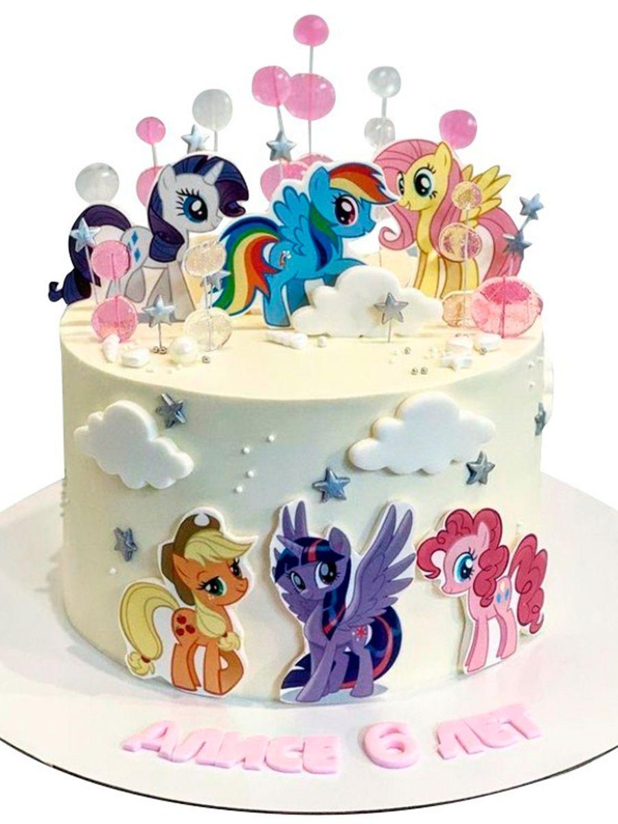 Вафельная печать на торт My Little Pony Понивиль - фото 3 - id-p213214966