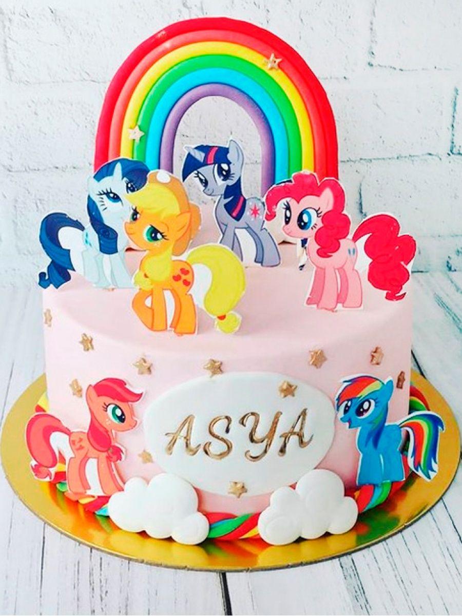 Вафельная печать на торт My Little Pony Понивиль - фото 6 - id-p213214967
