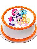 Вафельная печать на торт My Little Pony Понивиль, фото 4