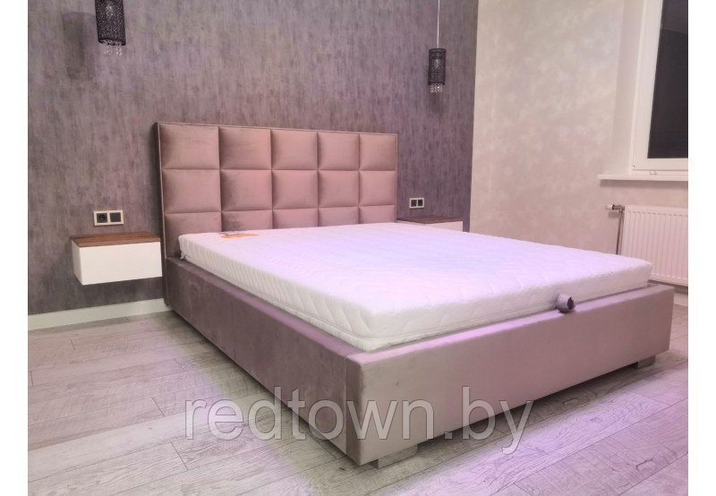 Кровать Барлетта 160см с мягким изголовьем - фото 1 - id-p213217308