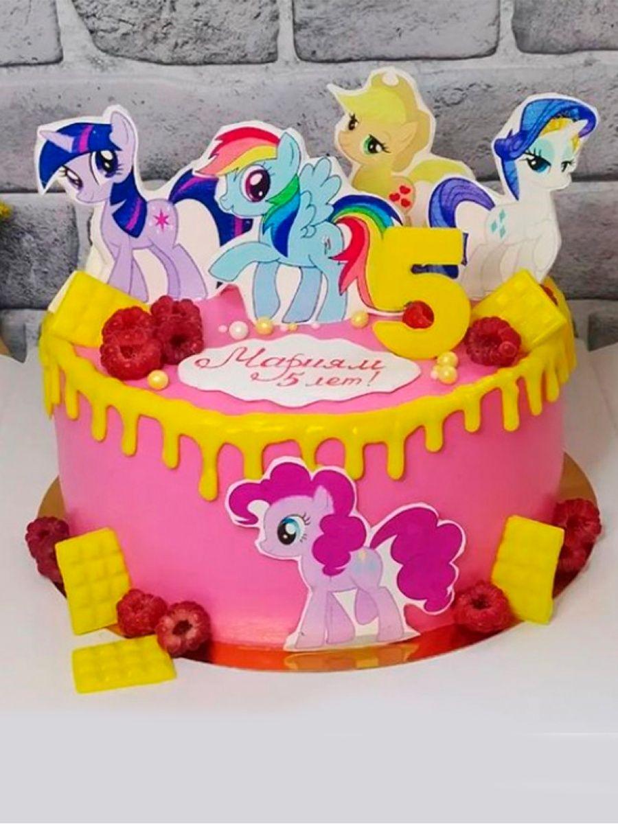 Вафельная картинка на торт My Little Pony Мой маленький пони - фото 5 - id-p213214992