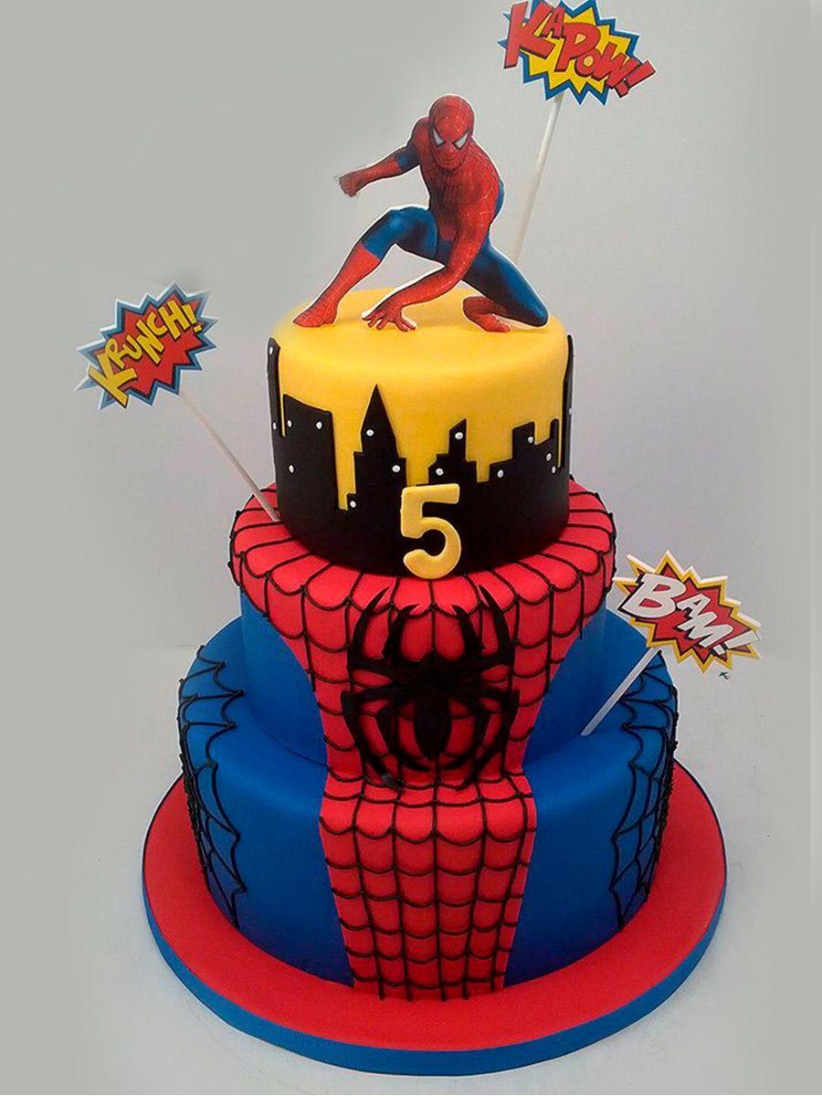 Вафельная печать на торт Человека паука Spider Man - фото 6 - id-p213214996