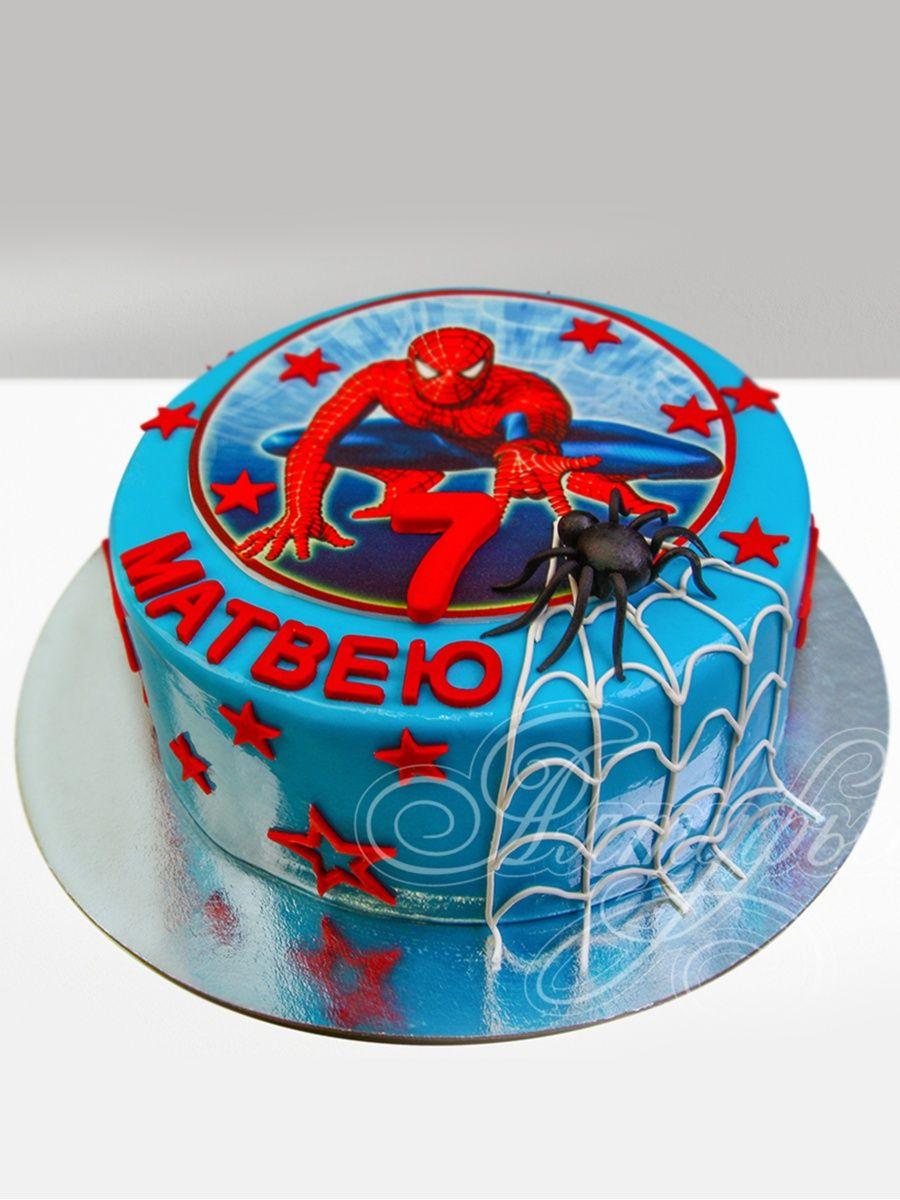 Вафельная печать на торт Человека паука Spider Man - фото 3 - id-p213214997