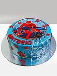 Вафельная печать на торт Человека паука Spider Man, фото 3