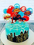 Вафельная печать на торт Человека паука Spider Man, фото 4