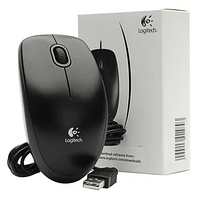 Мышь Logitech B100 Optical USB Mouse (910-003357)