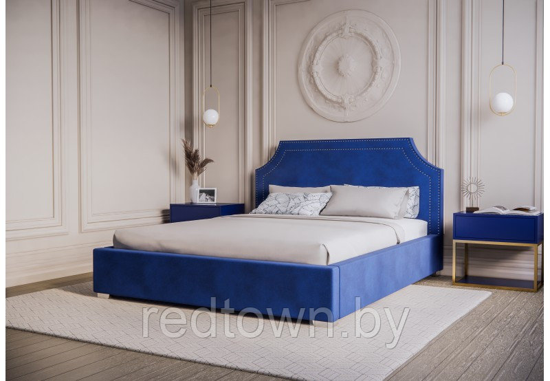 Кровать Верона 120 , 140 , 160 , 180 , 200 см, с мягким изголовьем - фото 1 - id-p213217356