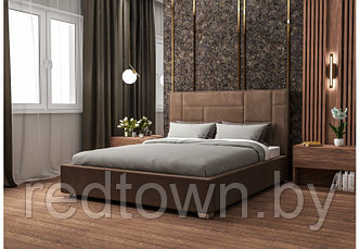 Кровать Неаполь  120, 140 , 160 , 180 см , с мягким изголовьем