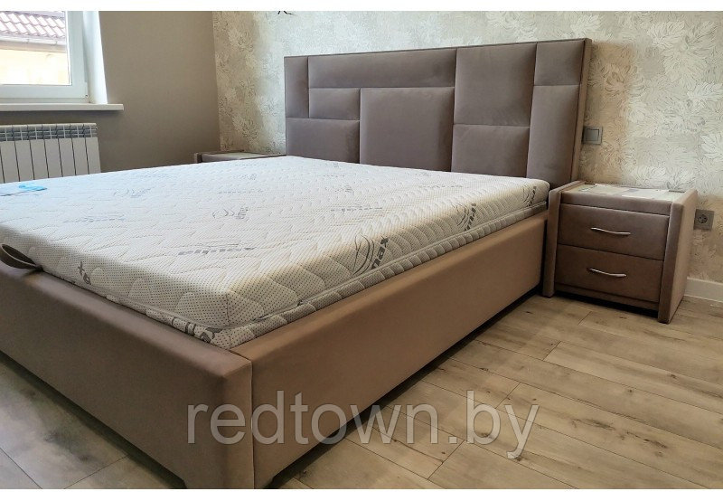 Кровать Неаполь 160*200см, с мягким изголовьем - фото 8 - id-p213226284