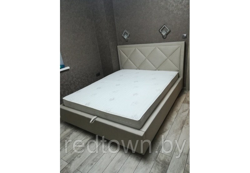 Кровать Римини 180*200см, с мягким изголовьем - фото 1 - id-p213228947
