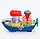 Детская игрушка прозрачный корабль со светом и звуком YJ388-67, развивающий детский катер с шестеренками, фото 4