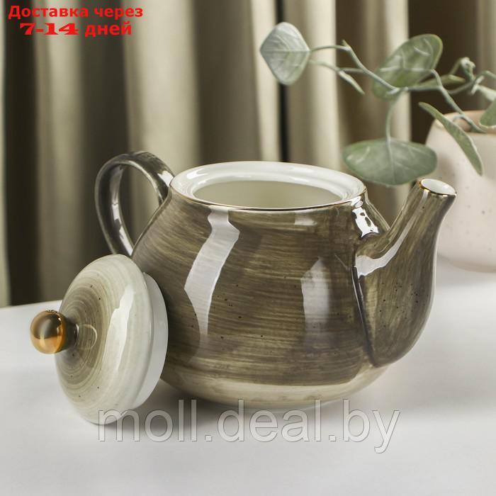 Чайник заварочный Доляна, "Млечный путь", 900 мл, 20×13,5×14 см, цвет серый - фото 2 - id-p213191597