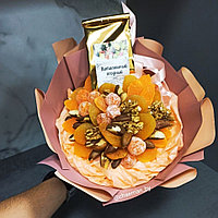 Подарочный букет из сухофруктов с чаем