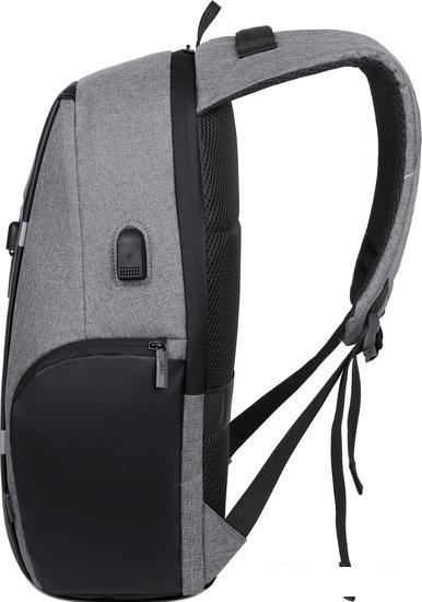 Городской рюкзак Miru Lifeguard 15.6 (серый) - фото 3 - id-p212154438