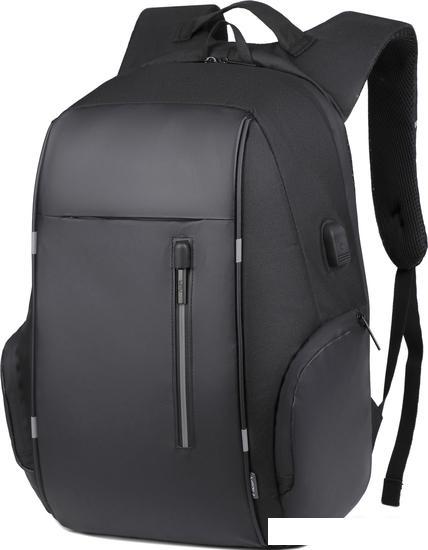 Городской рюкзак Miru Lifeguard 15.6 (черный) - фото 2 - id-p212154441