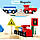 Детский деревянный набор железная дорога со станциями, детские деревянные игрушки, развивающие игры для детей, фото 2