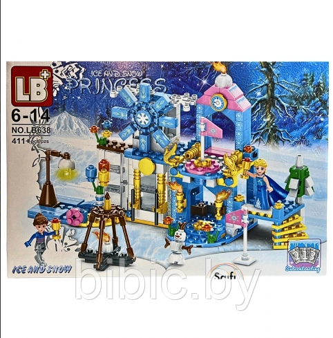 Детский конструктор для девочек Lego Замок Эльзы LB638, герои мультфильма Холодное сердце frozen, аналог лего - фото 4 - id-p213237516