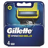 Gillette Fusion 5 Proshield 4 шт. Мужские сменные кассеты / лезвия для бритья, фото 2