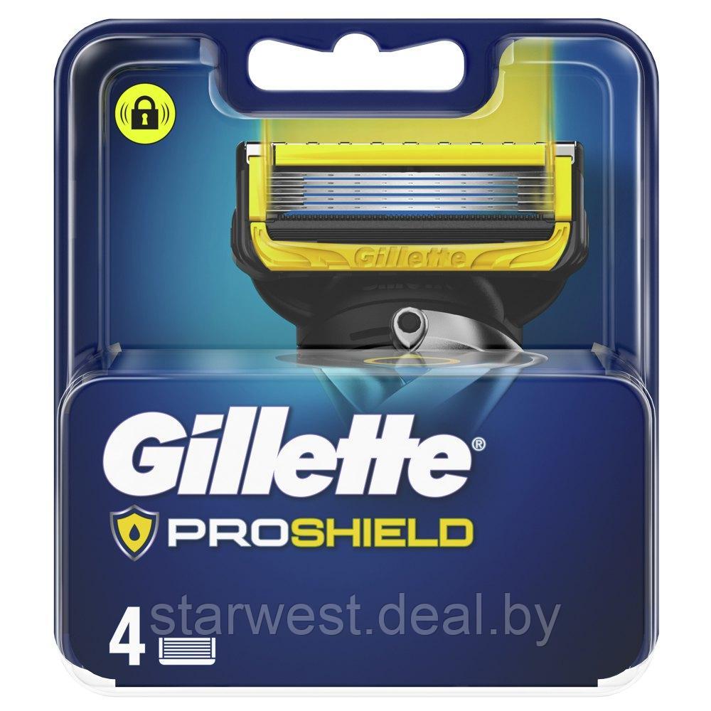 Gillette Fusion 5 Proshield 4 шт. Мужские сменные кассеты / лезвия для бритья - фото 2 - id-p172073103