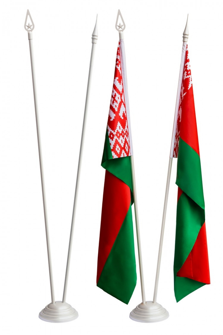 Подставка интерьерная для двух флагов - фото 2 - id-p213213074