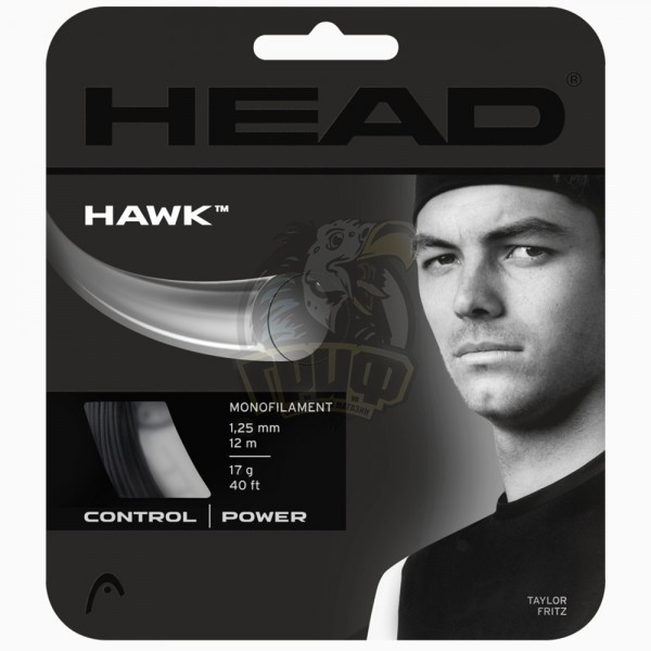 Струна теннисная Head Hawk 1.25/12 м (черный) (арт. 281103-BK) - фото 1 - id-p213239699