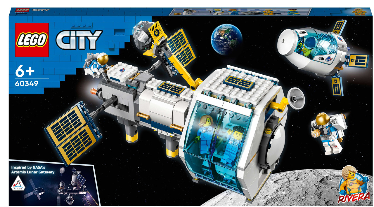 Конструктор LEGO Original City 60349: Лунная космическая станция - фото 3 - id-p213239850