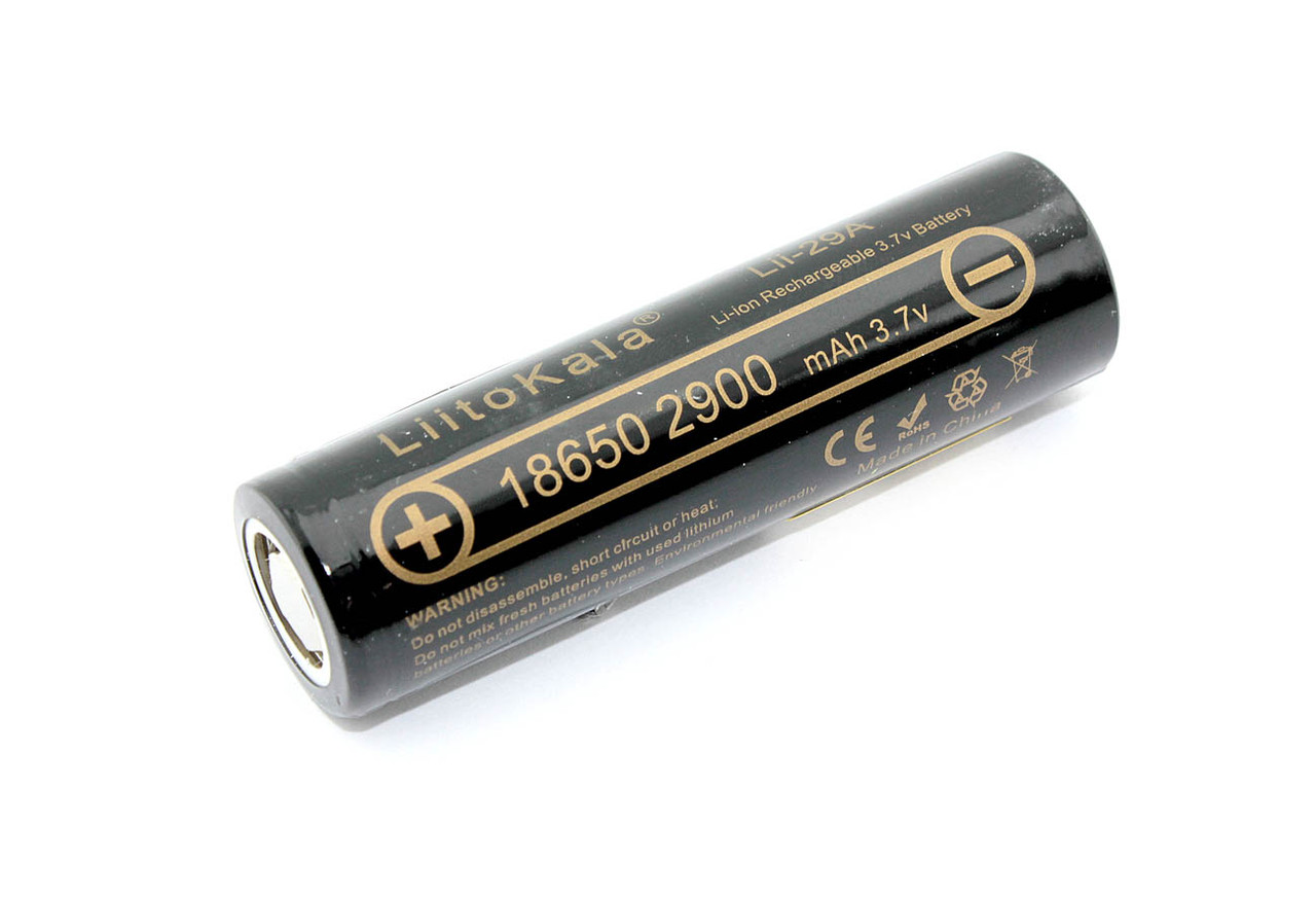 Аккумулятор типа 18650 Li-Ion LiitoKala Lii-29A 2900mAh, 3.7V - фото 1 - id-p213242515