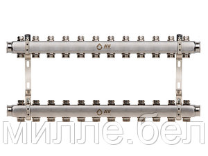 Коллекторная группа AVE162, 12 вых. AV Engineering (PRO серия Для отопления (радиаторы))