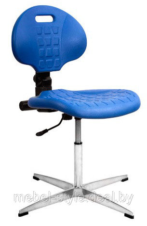Специальное кресло ВИТО GTS на полозьях для лабораторий , стул VITO GTS полиуретан черный - фото 6 - id-p213264100