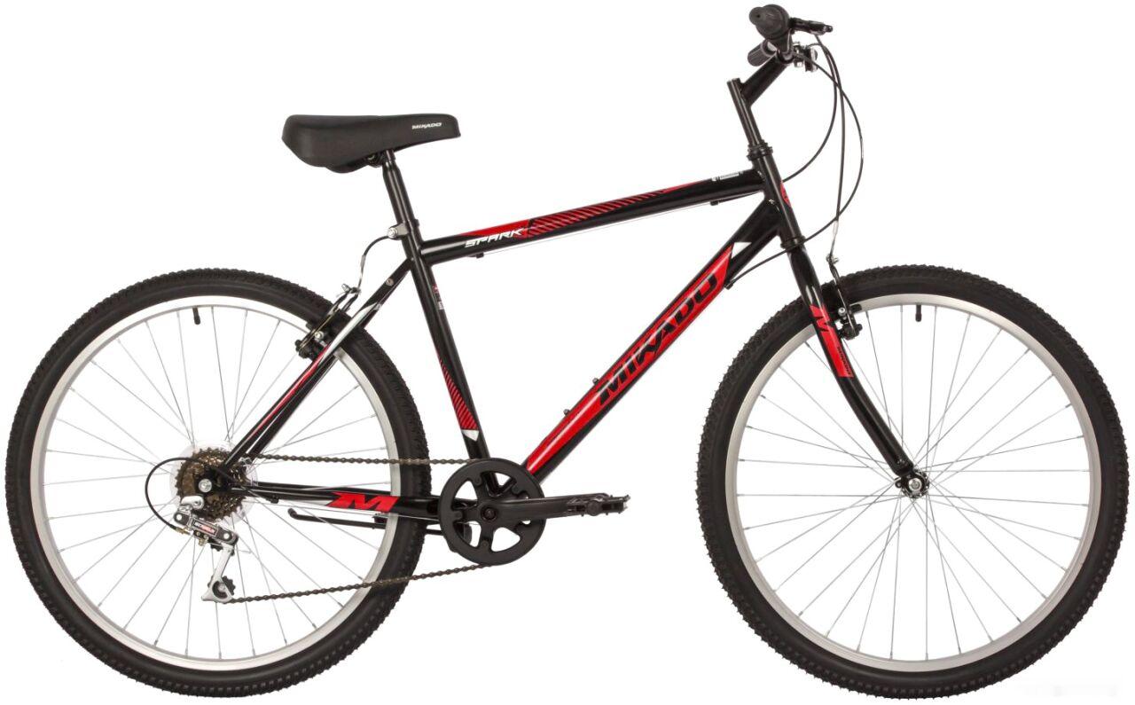 Велосипед Mikado Spark 1.0 26 р.18 2022 (красный/черный) - фото 1 - id-p212979681
