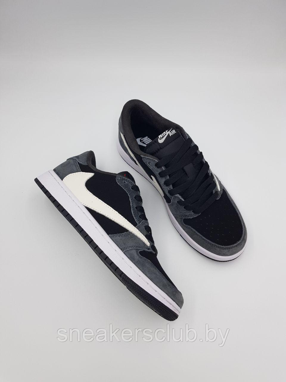 Кроссовки женские Nike Air Jordan 1 Retro Low OG SP Travis Scott - фото 1 - id-p213276812