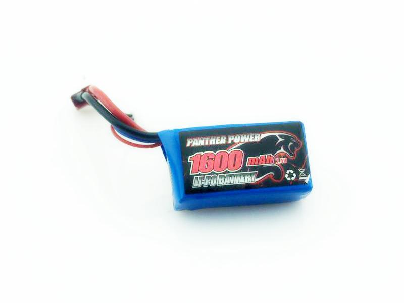 Аккумулятор Li-Po 1600mAh, 7,4V, T-plug для Remo Hobby 1/16 - фото 1 - id-p213084891