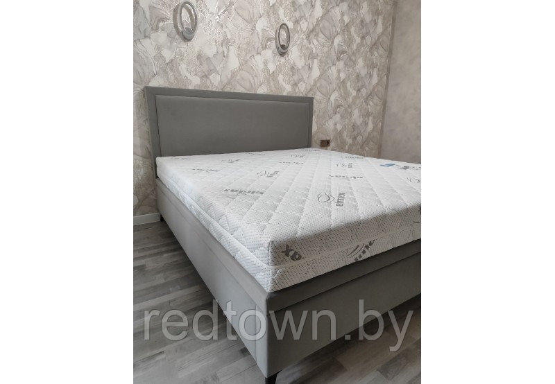 Кровать Альба 120 , 140 , 160 , 180 , 200 см, с мягким изголовьем - фото 5 - id-p213278174