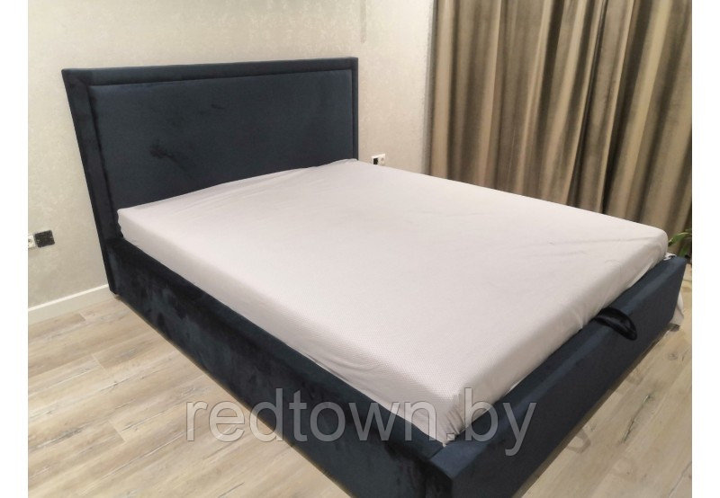 Кровать Альба 120 , 140 , 160 , 180 , 200 см, с мягким изголовьем - фото 2 - id-p213278174