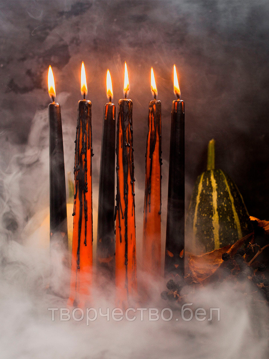 Набор свечей для Хэллоуина, halloween Orange украшения декор