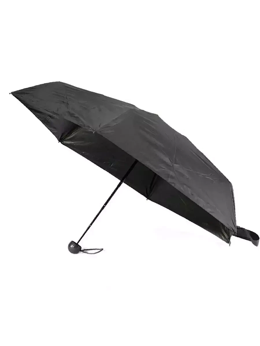 Универсальный карманный мини зонт в капсуле (чёрный) - фото 3 - id-p213239773