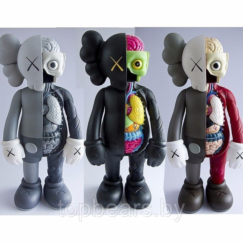 Kaws Dissected Brown Игрушка 40 см - фото 2 - id-p179745389