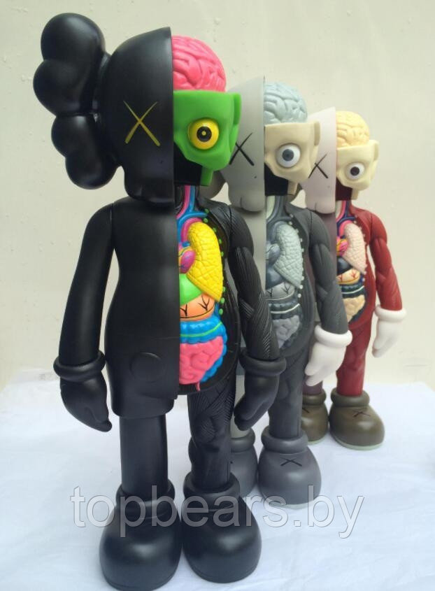 Kaws Dissected Brown Игрушка 40 см - фото 3 - id-p179745389