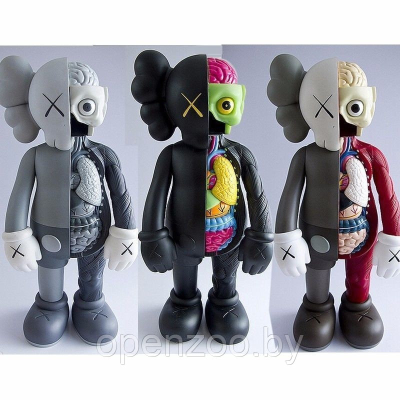 Kaws Dissected Brown Игрушка 40 см - фото 2 - id-p91222236