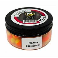 Lion Baits Бойлы плавающие Pop-Up "Aroma Free" (без аромы) желто-оранжевые 10 мм